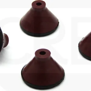 Piedini x4 Amaranto Gomma per Luxury 20, 22, 250 GL, 275 GS, 300 ES