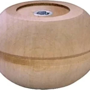 PIEDINO CIPOLLA H.50MM Ø95MM - REALIZZATO LEGNO GREZZO