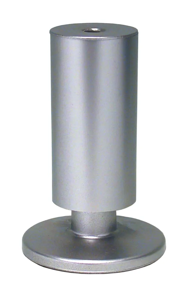 Piedino Regolabile Abs 90 Mm P1807 Alluminio- Gs Plast- 12,0 Pz