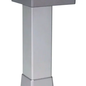 Piedino Regolabile Allum 100 Mm P0702-Z Argento- Gs Plast- 12,0 Pz