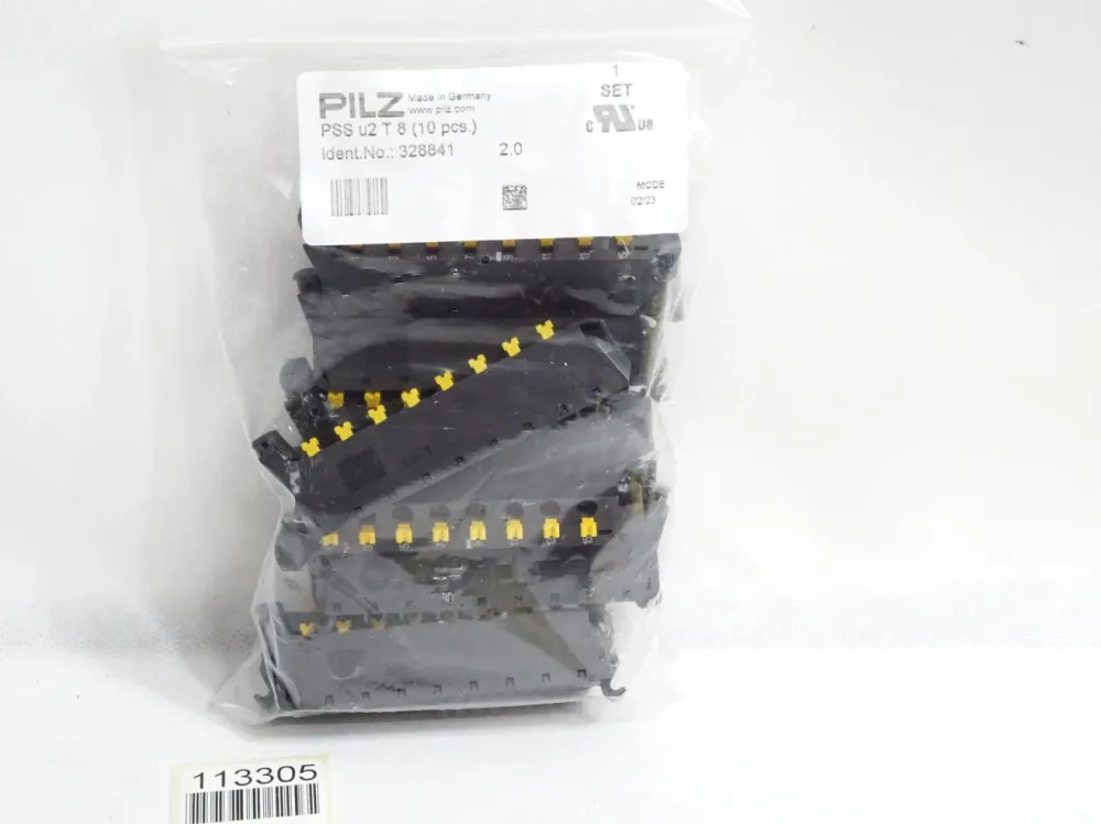 Pilz 328841 PSS u2 T 8 klemmenblock 8-polig / Inhalt:10 Stück / Neu OVP