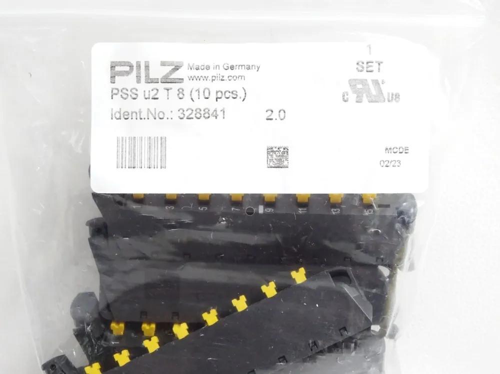Pilz 328841 PSS u2 T 8 klemmenblock 8-polig / Inhalt:10 Stück / Neu OVP