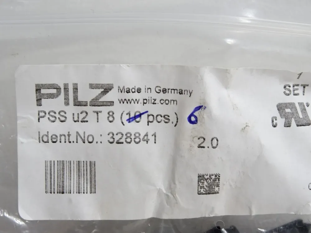 Pilz 328841 PSS u2 T 8 klemmenblock 8-polig / Inhalt:6 Stück / Neu OVP