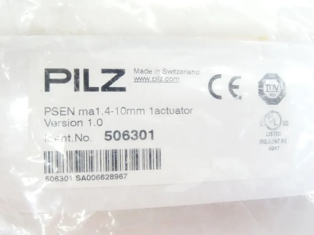 Pilz 506343 / switch 506313 PSEN ma1.4n-51 / 506301 actuator PSEn ma1.4-10mm / Neu OVP