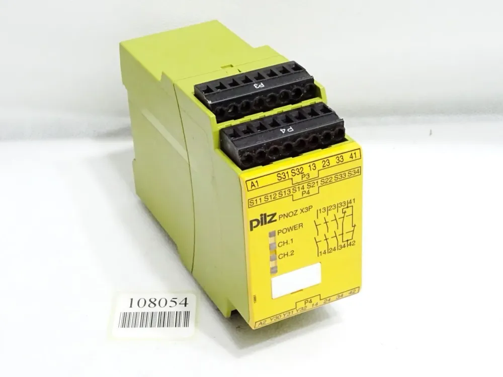 Pilz Sicherheitsschaltgerät 777310 PNOZ X3P 24VDC 24VAC 3n/o 1n/c 1so