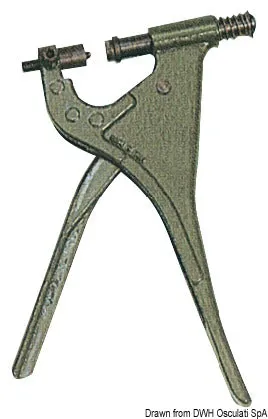 Pinza per bottoni scatto