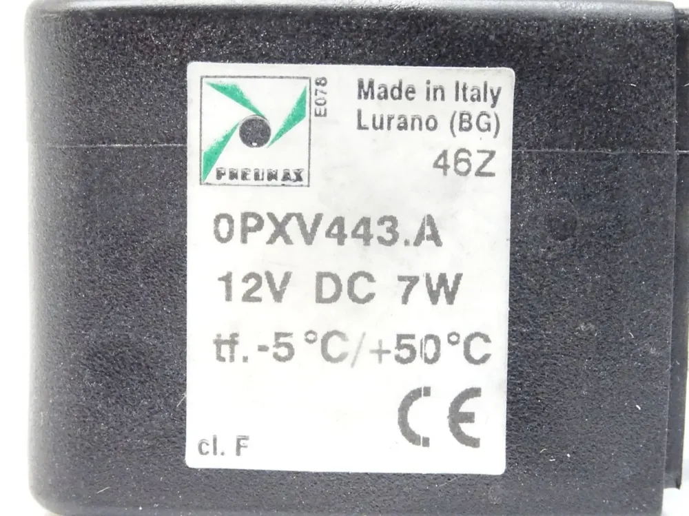 Pneumax 46Z 0PXV443. 12V DC 7W