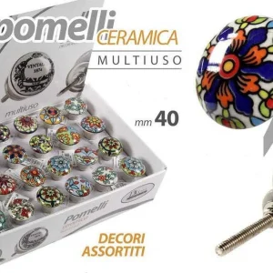 Pomello Pomelli Cassetti Cassettiera Multiuso 40mm Deluxe 749308 Decori Assortiti