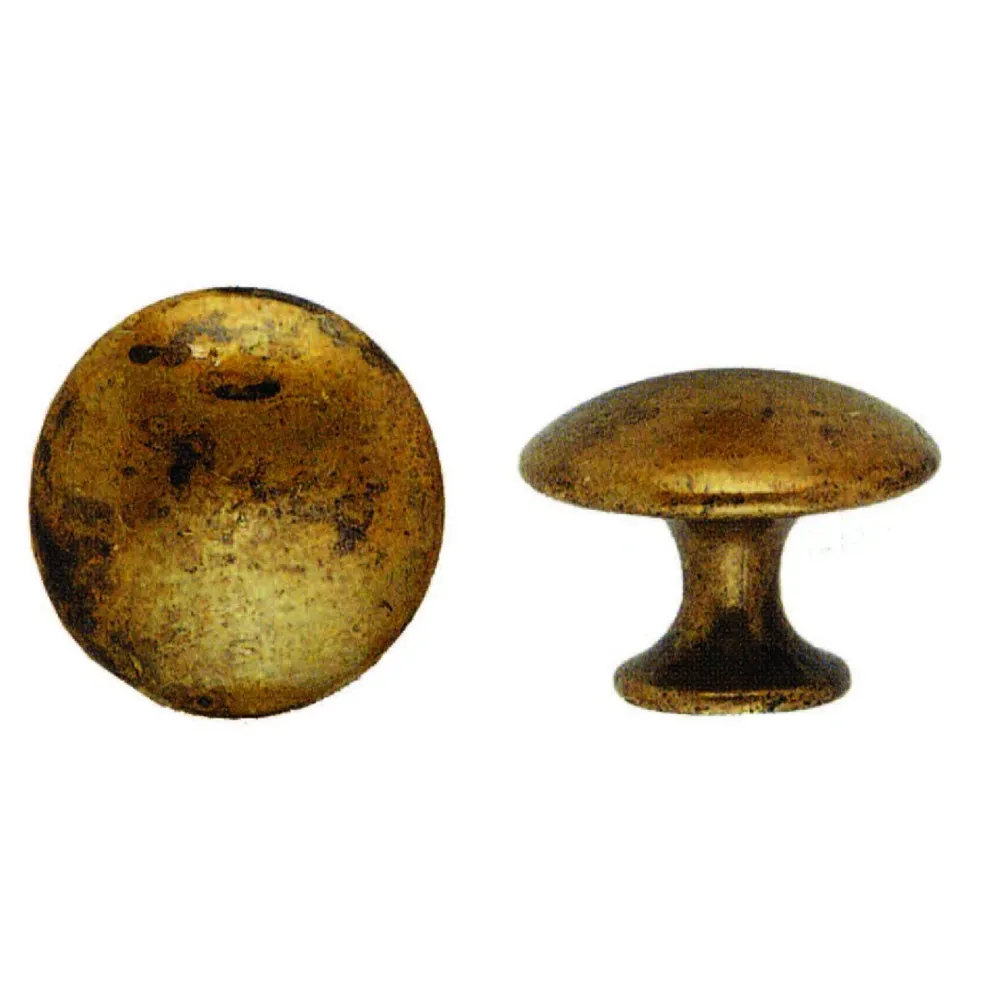 Pomoli Per Mobili Mod.24220 Zama Ottone Anticato ø 30 mm - METALSTYLE - 5 pz