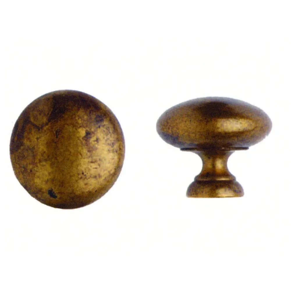 Pomoli Per Mobili Mod.24228 Ottone Anticato - ø mm.24 - 5 pz