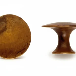 Pomoli Per Mobili Mod.24459 Ottone Anticato- - Ø Mm.30 - 10 Pezzi Metalstyle