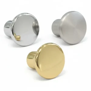 Pomoli Per Mobili Mod.Ga09 Zama- - Ø Mm.24 Cromo Lucido - 5 Pezzi Metalstyle