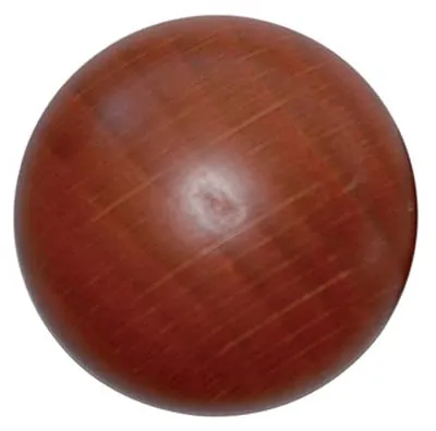 Pomolo Legno Liscio - Ciliegio Lucido + Vite Mm 20/30X30- 10 Pezzi
