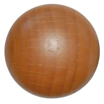 Pomolo Legno Liscio - Faggio Lucido + Vite Mm 20/30X30- 10 Pezzi