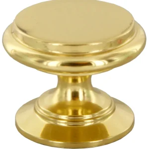 Pomolo Ottone 2174/C D 17 Mm Oro Lucido- Cafim- 25,0 Pz