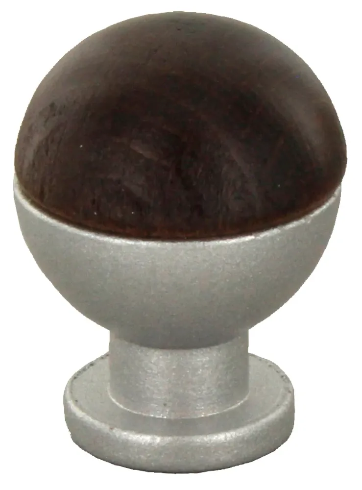 Pomolo Sferico Legno Ott 735B D 18 Mm Noce Scu- Botter Luigi- 25,0 Pz