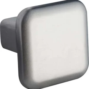 Pomolo Zama Quadro 2303 Metalstyle - Cromo Opaco Mm 20X20- 10 Pezzi