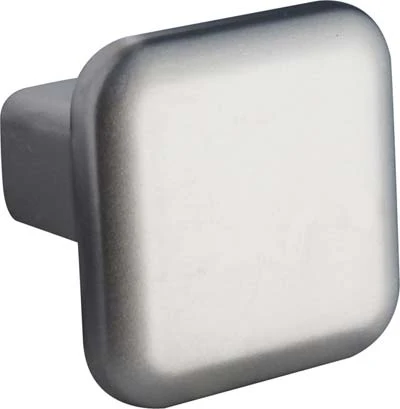 Pomolo Zama Quadro 2303 Metalstyle - Cromo Opaco Mm 20X20- 10 Pezzi