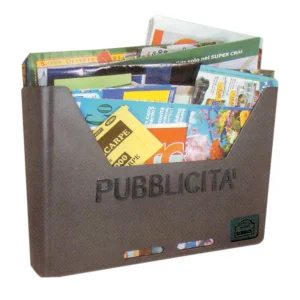 Porta Pubblicita Alubox Carosello Grigio Ghisa- Alubox- 1,0 Pz