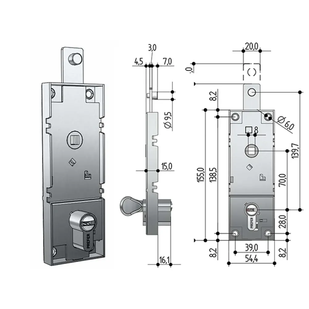 Prefer W5A1.082B Basc S/Lev Cil Sag Punz - Alta Qualità e Precisione