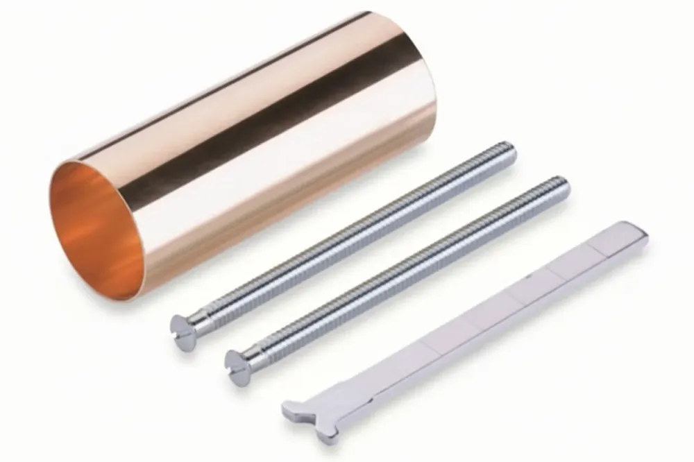 Prolunga Cilindro Fisso Esterno Kit 003020- - Ø Mm.26 - Lunghezza Mm.69 - 5 Pezzi Iseo