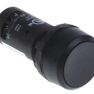 pulsante pressione dimensioni di montaggio 22mm nero 2NO 250V 16A attacco vite