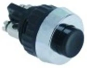 pulsante pressione incasso diametro 15,2mm nero 1no 250v 0,7a attacco vite