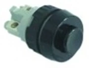 pulsante pressione incasso diametro 15,2mm nero 1nc 250v 0,7a attacco vite
