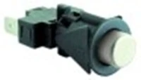 pulsante pressione incasso diametro 16mm bianco 1no 250v 16a attacco faston maschio 6,3mm