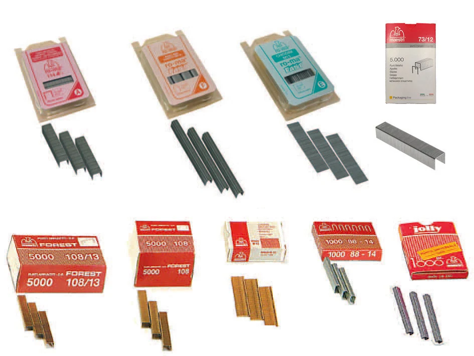 Punti E Chiodi Per Fissatrici- - M 15 Mm.1,65X15,2 Chiodini C/Testa Bl Pz.1.700 - 1 Blister Maestri