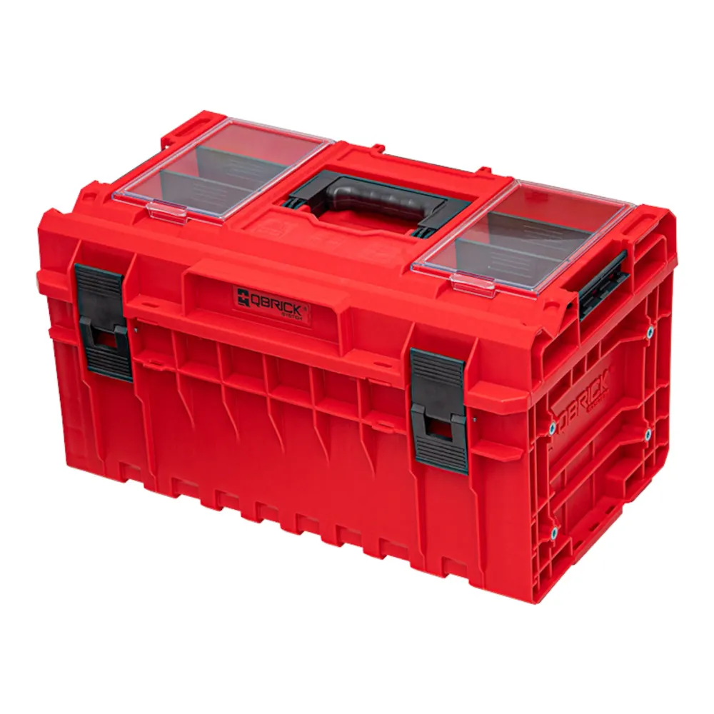 Qbrick System ONE 350 2.0 Profi RED ULTRA HD Valigia portautensili personalizzata organizzatore modulare 585 x 385 x 320 m...