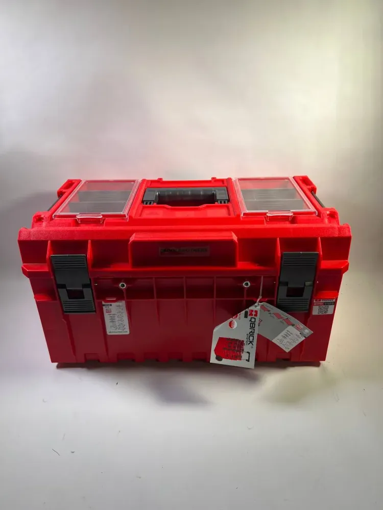 Qbrick System ONE 350 2.0 Profi RED ULTRA HD Valigia portautensili personalizzata organizzatore modulare 585 x 385 x 320 m...
