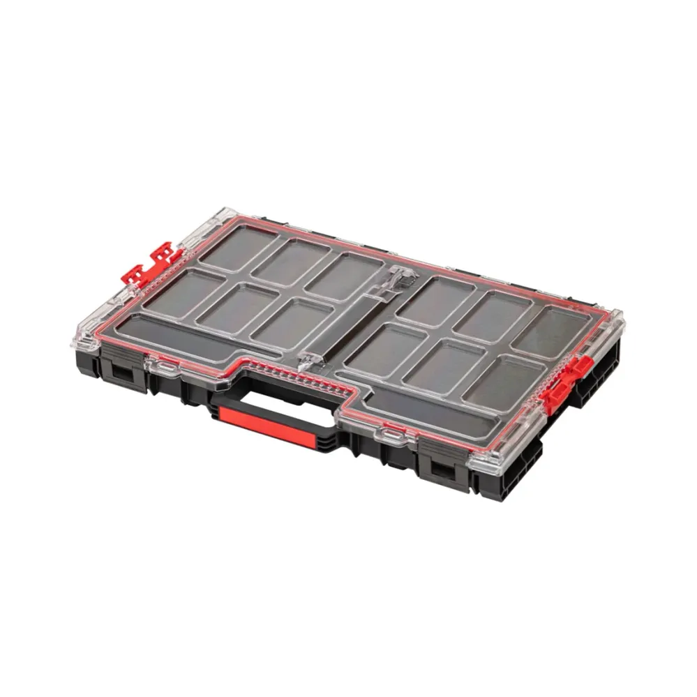Qbrick System ONE Organiser L 2.0 MFI impilabile 531 x 379 x 77 mm 6 l IP66 con inserto schiuma