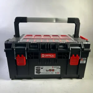 Qbrick System PRIME Toolbox 250 Expert con organizzatore impilabile 535 x 327 x 277 mm 26l IP66 con 10 divisori + 5 inserti