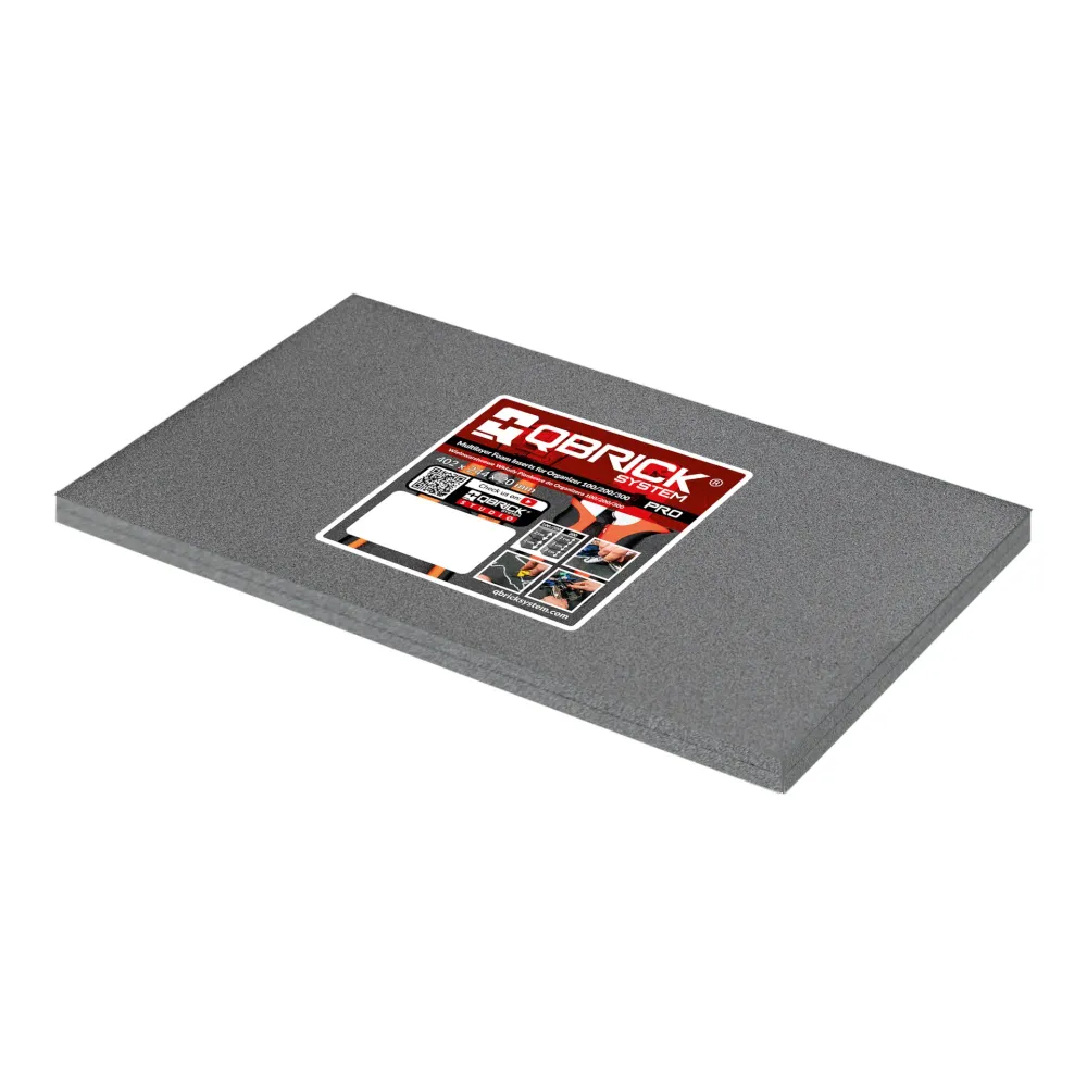 Sistema Qbrick Inserto schiuma multistrato per PRO Organiser 100 / 200 / 300 QBRICK SYSTEM