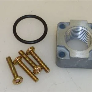 raccordo gas dritta 1/2" flangia 32x32mm int. dei fori 24x24mm adattabile tandem