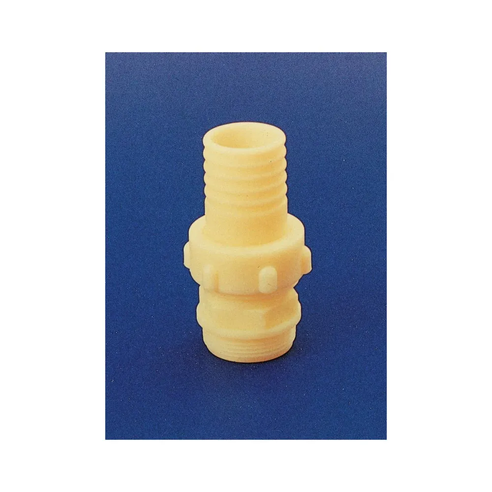 Pl raccordo nylon pz.3 diritto 1-1/2x40 - 6pz