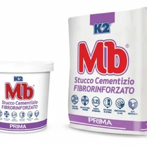 K2 Mb Rasante Stucco Polvere Cementizio Fibrato- - Kg.5 Sacco - 4 Pezzi K2