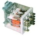 rele di potenza finder 230vac 16a 3co attacco faston maschio 6,3mm barra din