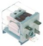 rele di potenza finder 230vac 30a 1no attacco faston maschio 6,3mm barra din
