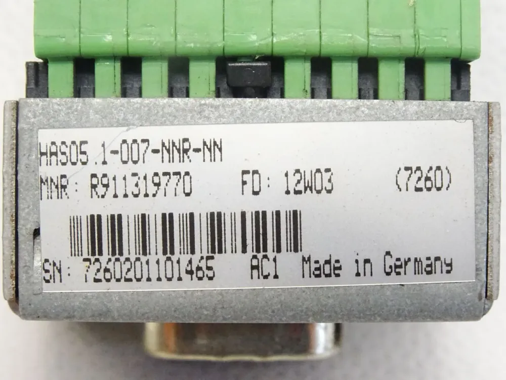 Rexroth Indramat HAS05.1-007-NNR-NN / R911319770