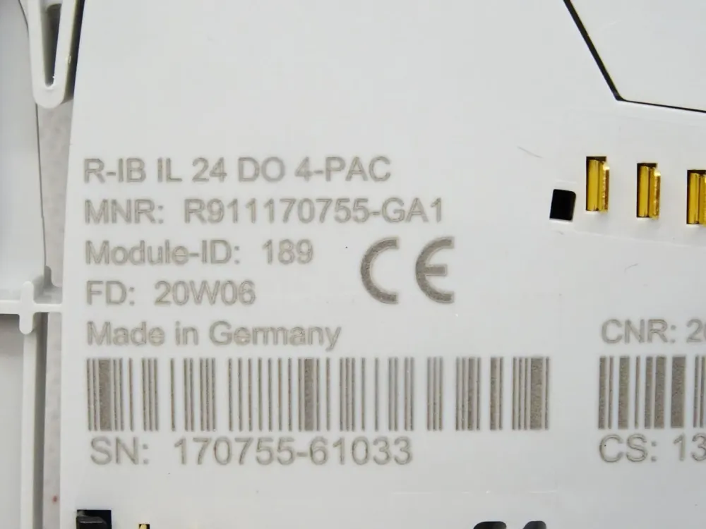 Rexroth R911170755 -GA1 R-IB IL 24 DO 4-PAC
