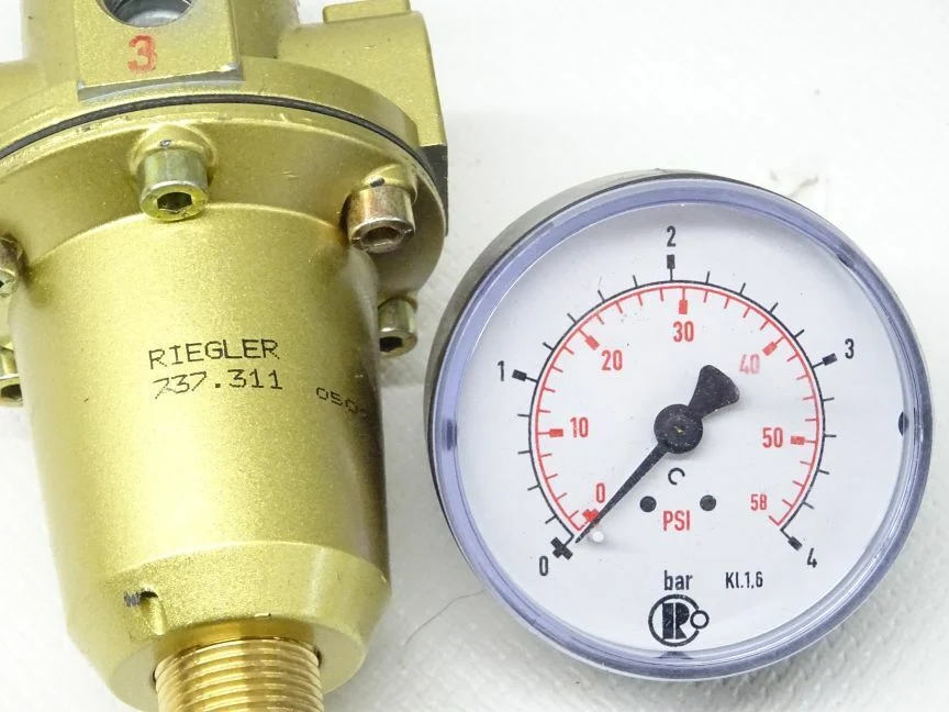 Rieger 737.311 Konstant-Druckregler 0,5-3 Bar Regler OVP