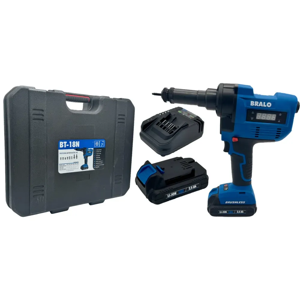 Rivettatrice batteria per rivetti ciechi BT-18N