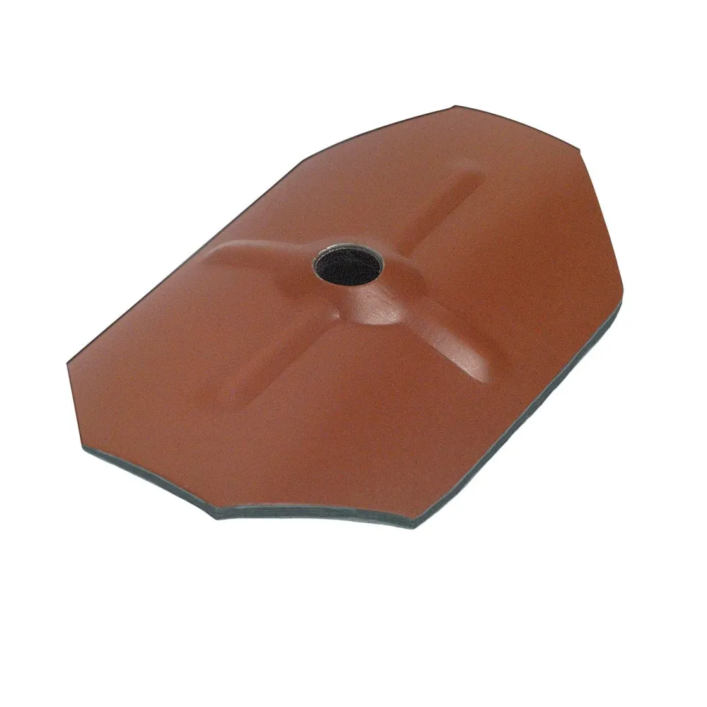 Bs rondelle ottag. acc.c/espanso 75x50 rosso sie (pz.10) - 5 pz