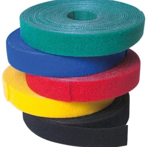 Rotolo di Feltro Adesivo Gestione cavi Lunghezza 4m Larghezza 16mm Nero