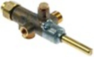 rubinetto del gas copreci tipo cal-3200 entrata gas m18x1,5 (tubo diametro 12mm) -pass diametro 0,9mm