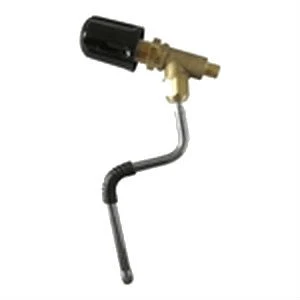 RUBINETTO VAPORE INCLINATO COMPLETO TUBO INOX