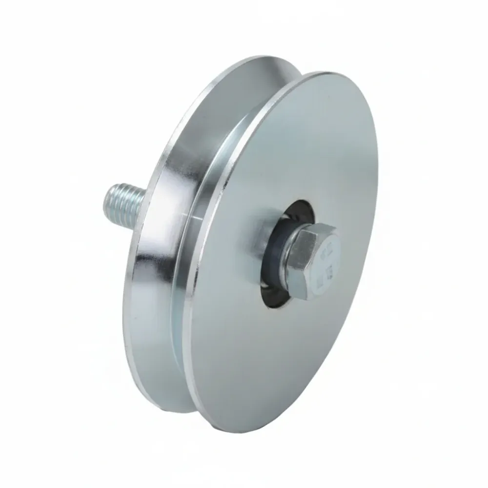Ruota Cancelli Gola V 1 Cuscinetto Sfera Art.402 Ee ¸ Mm.100X21 Portata Kg.230 Gola V 92 ° Combi