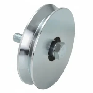 Ruota Cancelli Gola V 1 Cuscinetto Sfera Art.402 Ee ¸ Mm.80X20 Portata Kg.200 Gola V 92 ° Combi